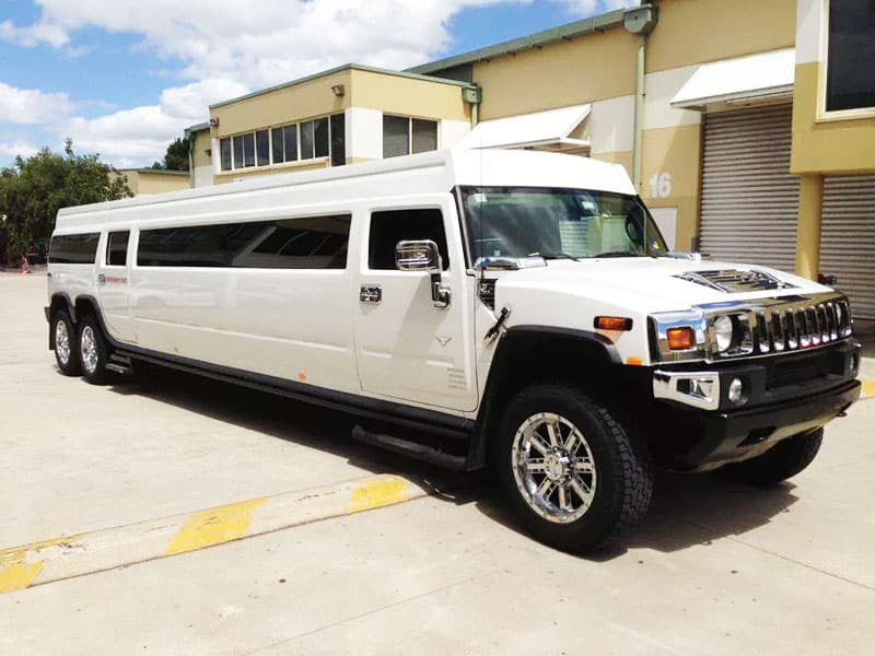 White 20 Seater Stretch Hummer Hire in Sydney Gallery 1