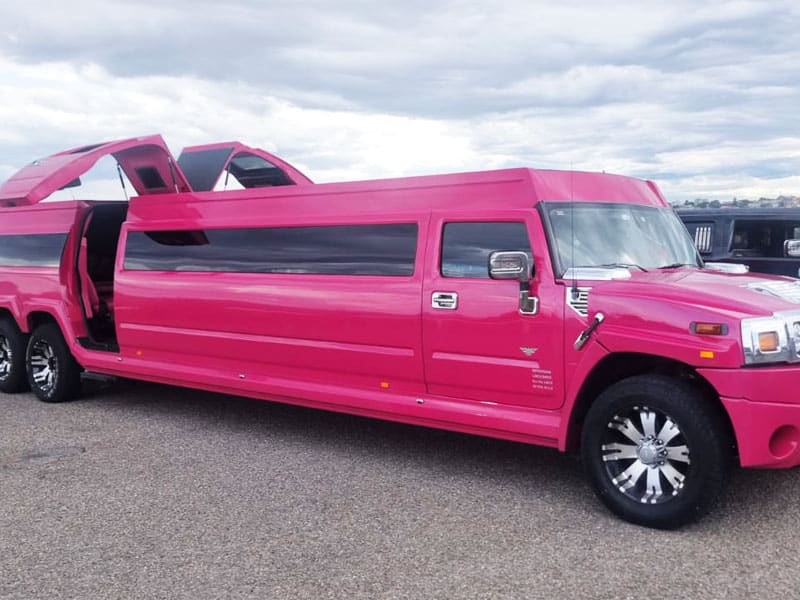 Pink 22 Seater Candygirl Stretch Hummer